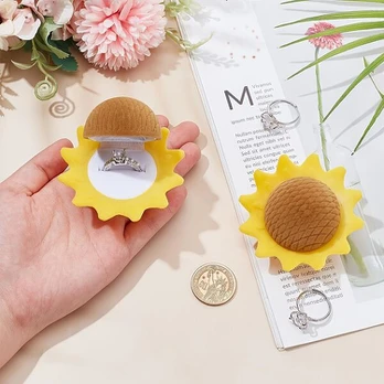 Papuošalų dėžutė, Sunflower Ring Box
