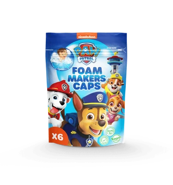 PAW PATROL Vonios putų kapsulės, 6 x 16 g