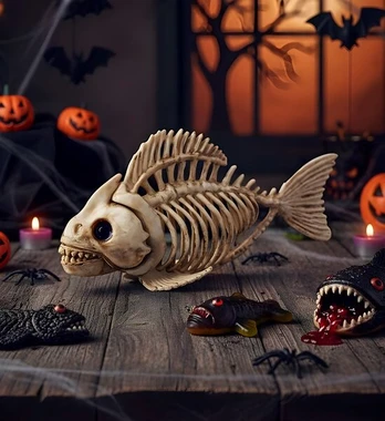 FISH SKELETON 23 cm