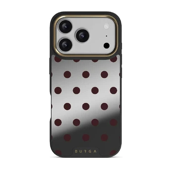 Aqua Mocha - iPhone 17 Pro Case, Elite Mirror Dark (MagSafe) / Gold