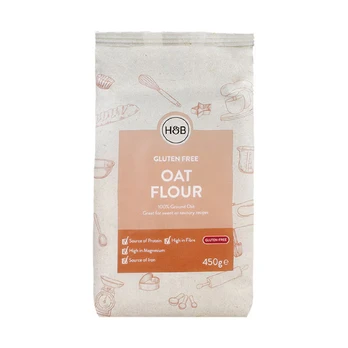 H&B avižų miltai be glitimo, 450 g
