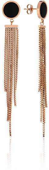 Troli Charming bronze long earrings