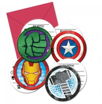 Globos Europe Bv Avengers invitationer