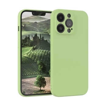 Dėklas Liquid Silicone 1.5mm Apple iPhone 15 Pro Max mėtinis