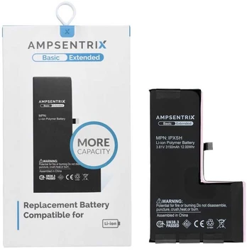 Inne AmpSentrix Basic battery for iPhone XS (high capacity)