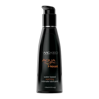 Wicked Aqua Heat Water-Based Lubricant 120ml - Warming Formula