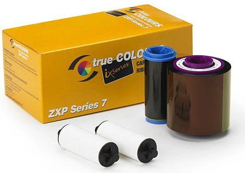 Zebra Ribbon, Color-YMCKO, 250 Images, ZXP7,HS, EMEA