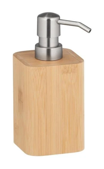 BAMBUSA liquid soap dispenser, bamboo, 220 ml, Wenko