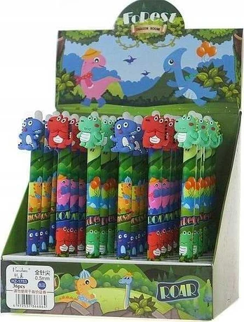Teka Dinosaur gelio rašiklis (36 vnt.)