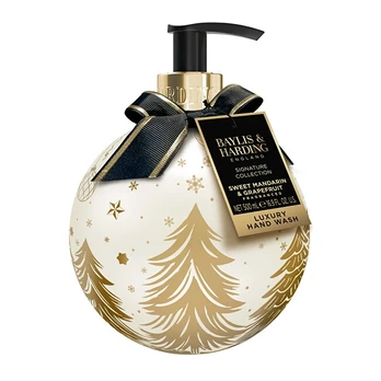 Baylis & Harding - Liquid soap in a Christmas flask Mandarin & Grapefruit 500 ml