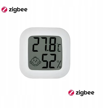 Mini temperatūros ir drėgmės jutiklis Zigbee 3.0 Tuya Lcd Išmanusis namas