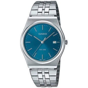 Vyriškas laikrodis Casio, sidabrinis/mėlynas