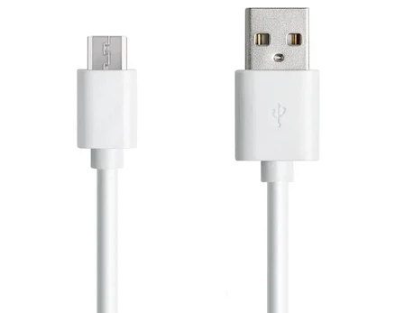 GoodBuy datu pārraides un uzlādes vads | USB-A uz Micro USB | 1m | balts