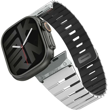 Dirželis Skinarma Gemini do Apple Watch 49/46/45/44 mm kredowy