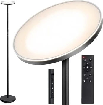 LED grindų lempa toršeras