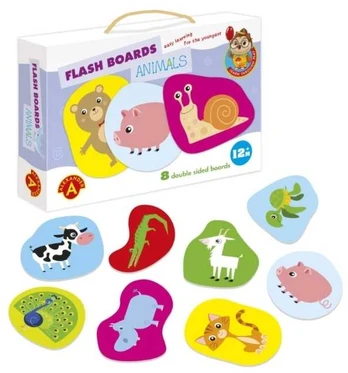 Alexander Flash Boards - Animals Babylegetøj (fra 12 mdr)