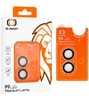 Skaidri kameros apsauga Apple iPhone 17 telefonui "Tel Protect Titanium Lens 99% AR"