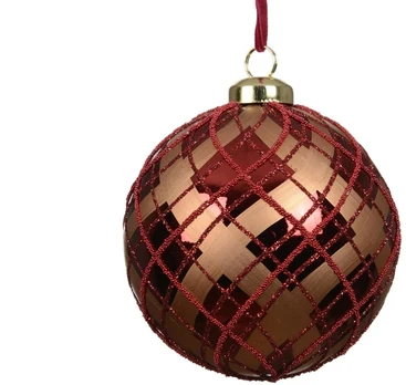 Christmas Tree toy Decoris 026263. red. polystyrene