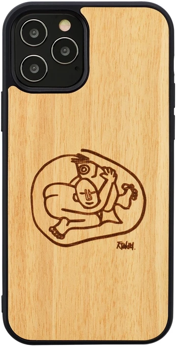 MAN&WOOD case for iPhone 12/12 Pro child with fish