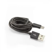 Kabelis Sbox USB->Type C M/M 1.5m USB-TYPEC-15B fruity black kaina