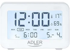 Žadintuvas Adler Alarm Clock AD 1196w White, Alarm function kaina