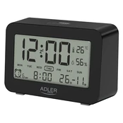 Žadintuvas Adler Alarm Clock AD 1196b Black, Alarm function kaina