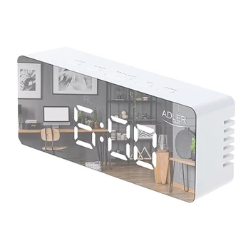 Žadintuvas Adler Alarm Clock AD 1189W White