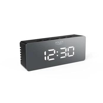 Žadintuvas Adler Alarm Clock AD 1189B Black