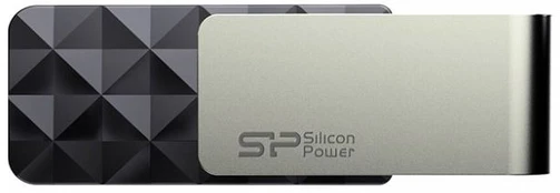 USB raktas Silicon Power Blaze B30 64GB USB 3.0 Black