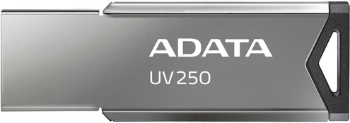 USB raktas ADATA USB Flash Drive UV250 64 GB, USB 2.0, Silver kaina