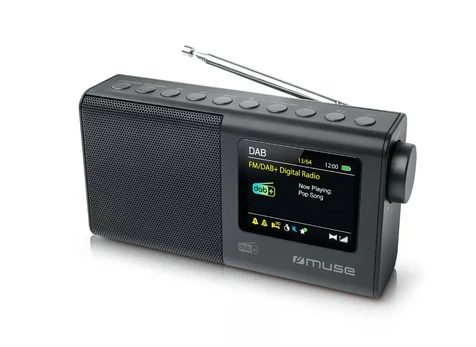 Radijo imtuvas Muse M-117 DB Portable, Black, FM, DAB/DAB+
