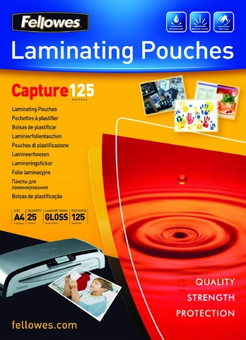 Laminavimo plėvelė Fellowes Laminating Pouch A4, Clear