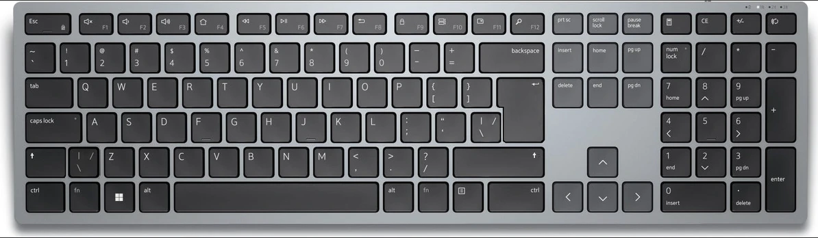Dell Multi-Device Belaidė klaviatūra - KB700 - Russian (QWERTY)