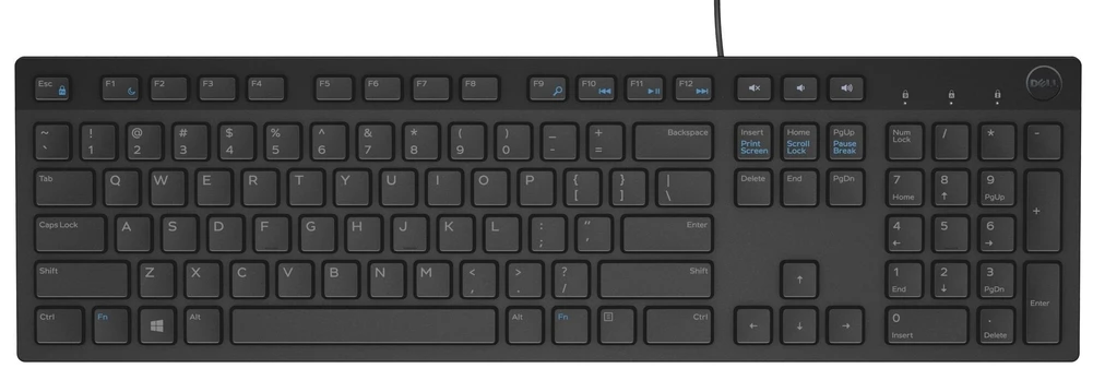 DELL Keyboard (QWERTY) KB216-BK-ETNA Quietkey