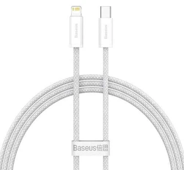Baseus Dynamic Type-C to Lightning 20W 2m greito įkrovimo kabelis, baltas