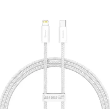 Baseus Dynamic Type-C to Lightning 20W 1m greito įkrovimo kabelis, baltas