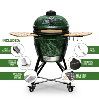 Keraminė kepsninė KAMADO BONO Žalgiris Edition, 55 cm