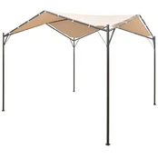 Pavėsinė/tentas/palapinė, 4x4 m, plienas, smėlio sp. kaina