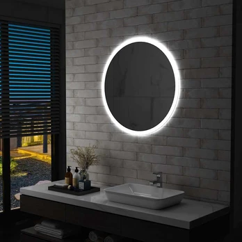 Vonios kambario veidrodis su LED, 80 cm