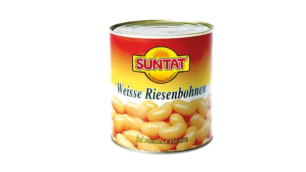 Konservuotos virtos baltos pupos SUNTAT, 800 g
