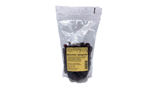 Spanguolės džiovintos, 250 g
