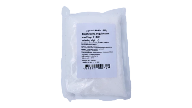 Citrinų rūgštis, 500 g