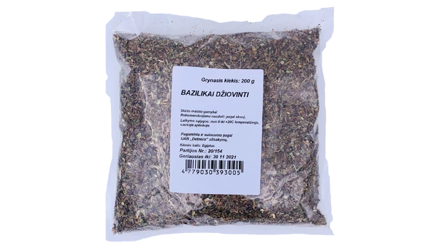 Bazilikai džiovinti, 200 g