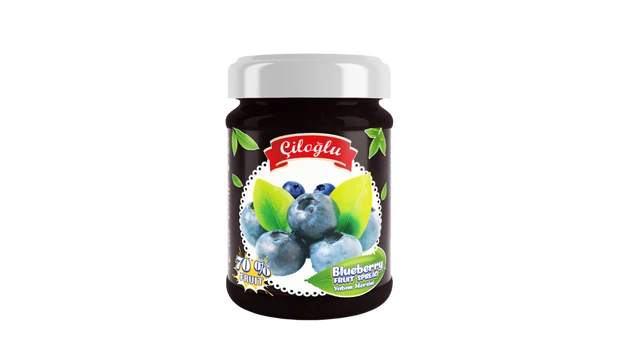 Mėlynių uogienė (70% mėlynių) CILOGLU, 400 g