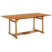 Sodo valgomojo stalas, 180x90x75 cm, akacijos medienos masyvas kaina