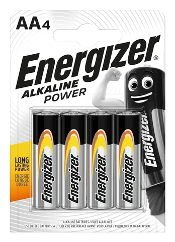 Elementai ENERGIZER Alkaline Power , AA, LR06, šarminiai, 4 vnt