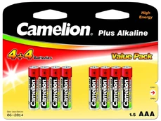 Baterijos Camelion AAA/LR03, Plus Alkaline, 8 vnt kaina
