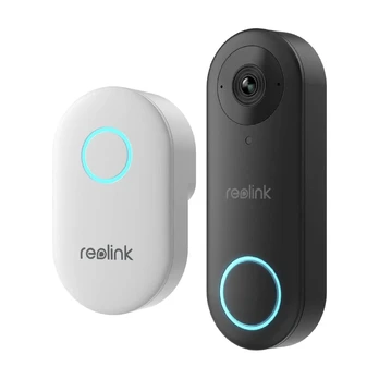 „Reolink Smart 2K+“ laidinis „WiFi“ vaizdo durų skambutis su „Chime Wi-Fi“.