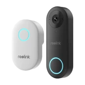„Reolink Smart 2K+“ laidinis „WiFi“ vaizdo durų skambutis su „Chime Wi-Fi“. kaina