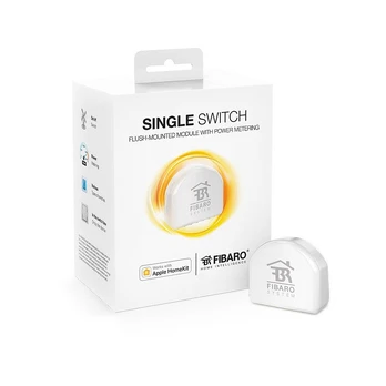 Fibaro Single Switch Apple HomeKit išmanusis rėlių modulis / jungiklis